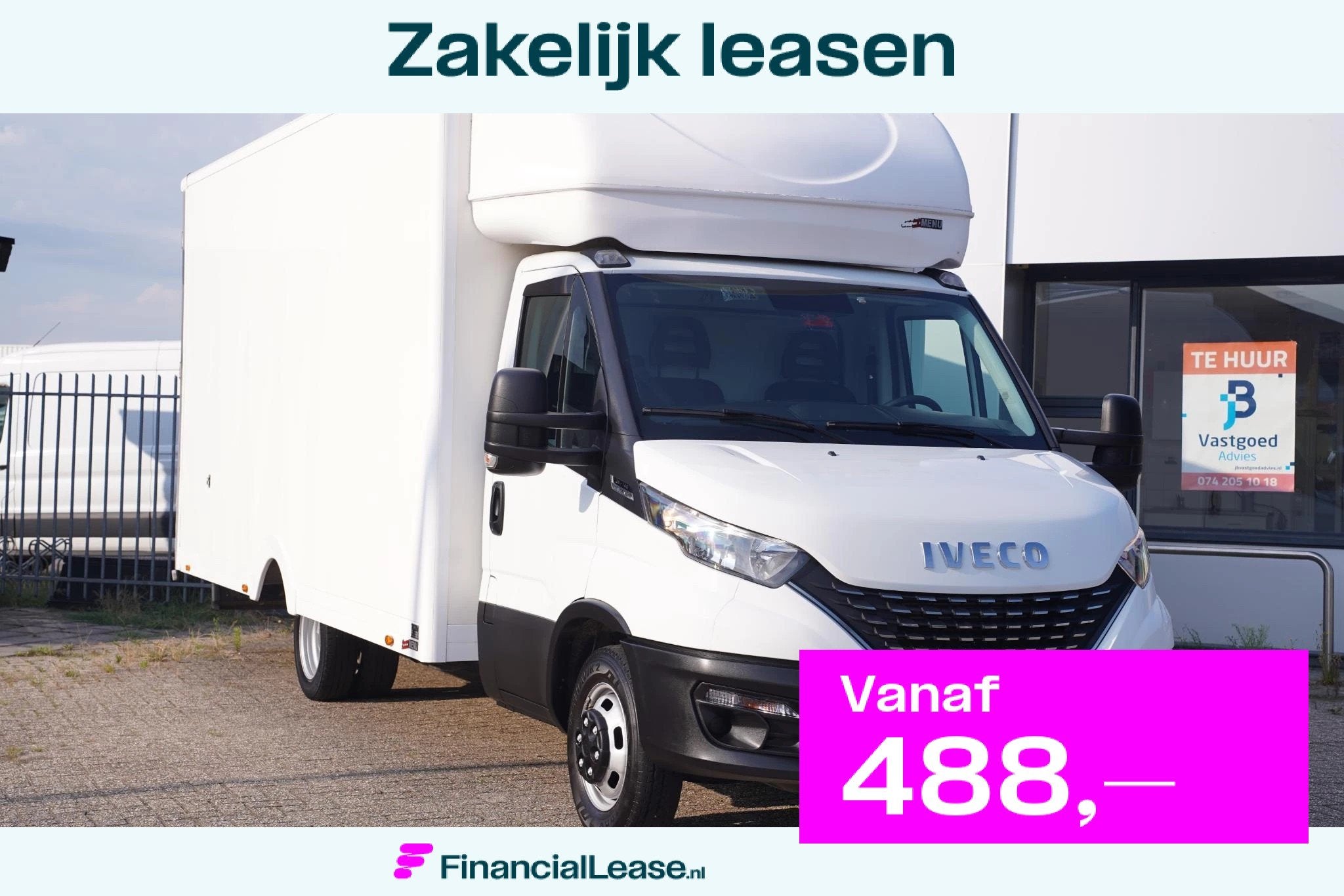 Iveco Daily 35C14 140 pk Automaat Bakwagen 30M3 Airco, Camer, Automaat, Gebruikt, 4 cilinders, Bedrijf