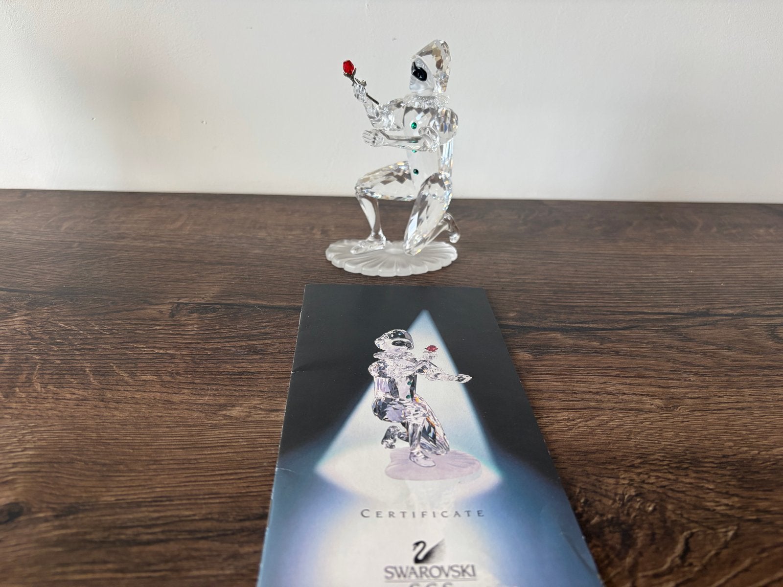 Swarovski SCS Pierrot en HarleQuin 1999 en 2001, Ophalen of Verzenden, Zo goed als nieuw, Figuurtje