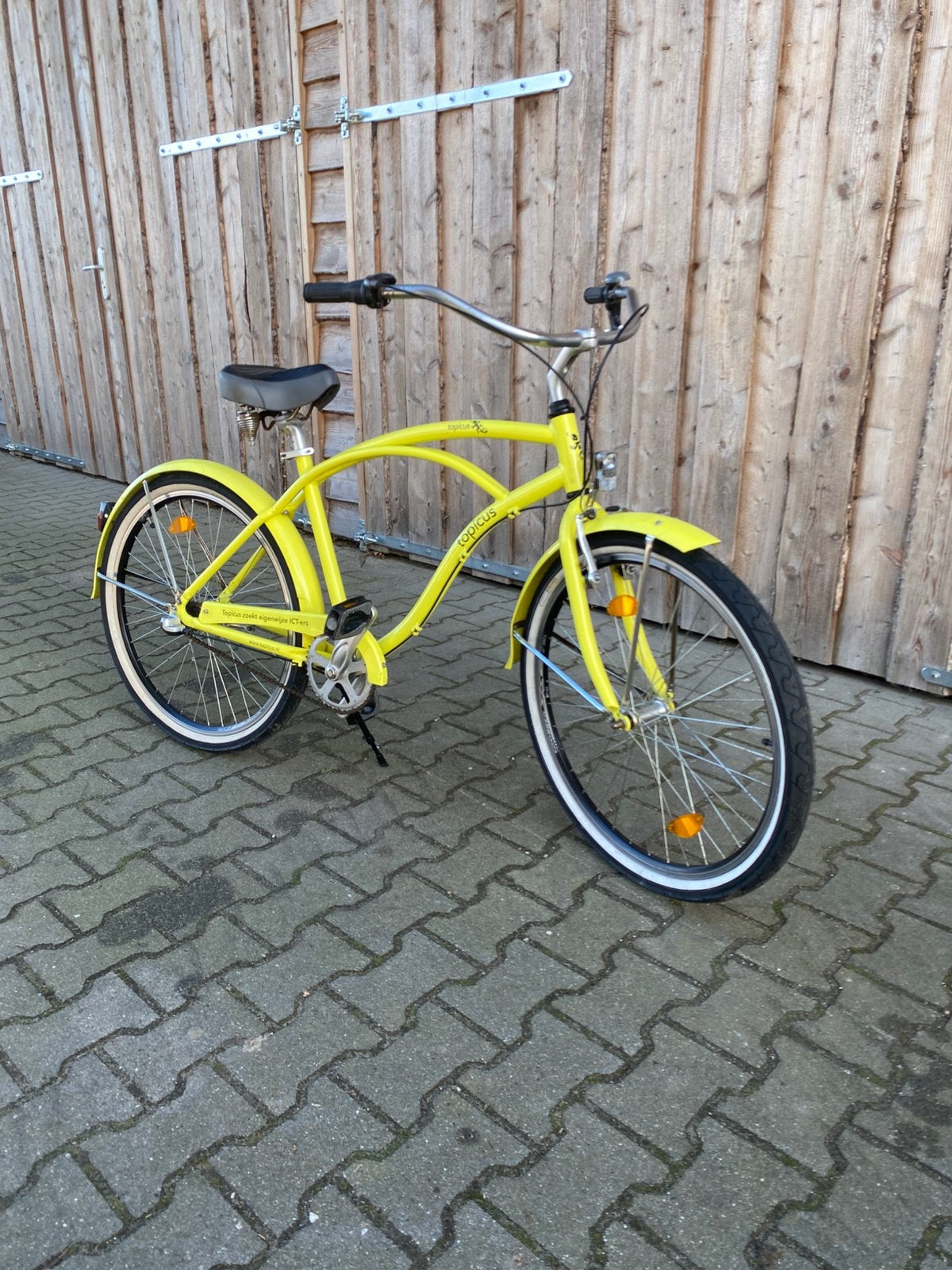 Prachtige Beach Cruiser 26 Inch, Retro Cruiser., Fietsen en Brommers, Ophalen, Terugtraprem, Gebruikt, Staal