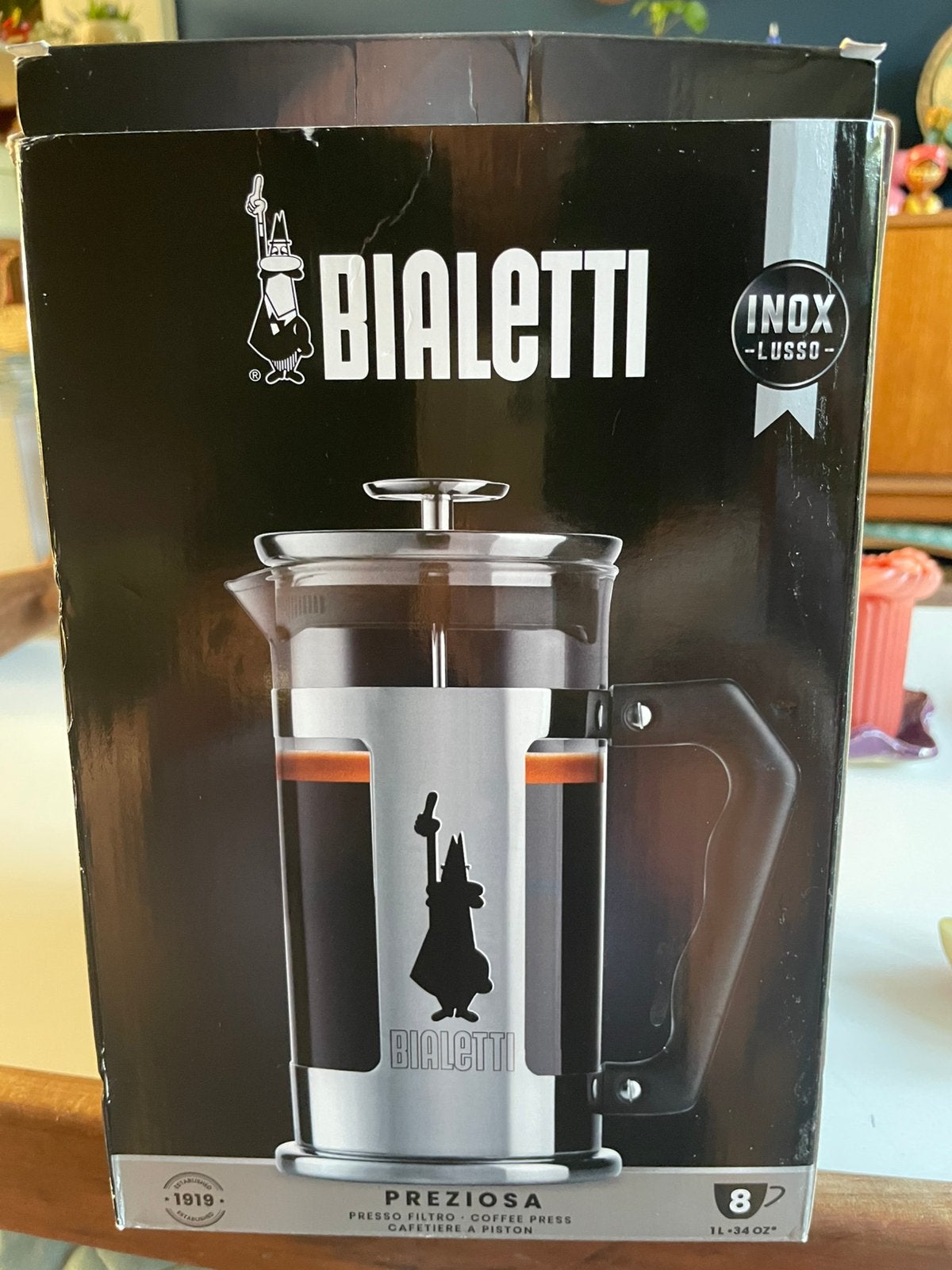 Bialetti gloednieuw koffiepers, Ophalen of Verzenden, Nieuw, Overige modellen, Gemalen koffie