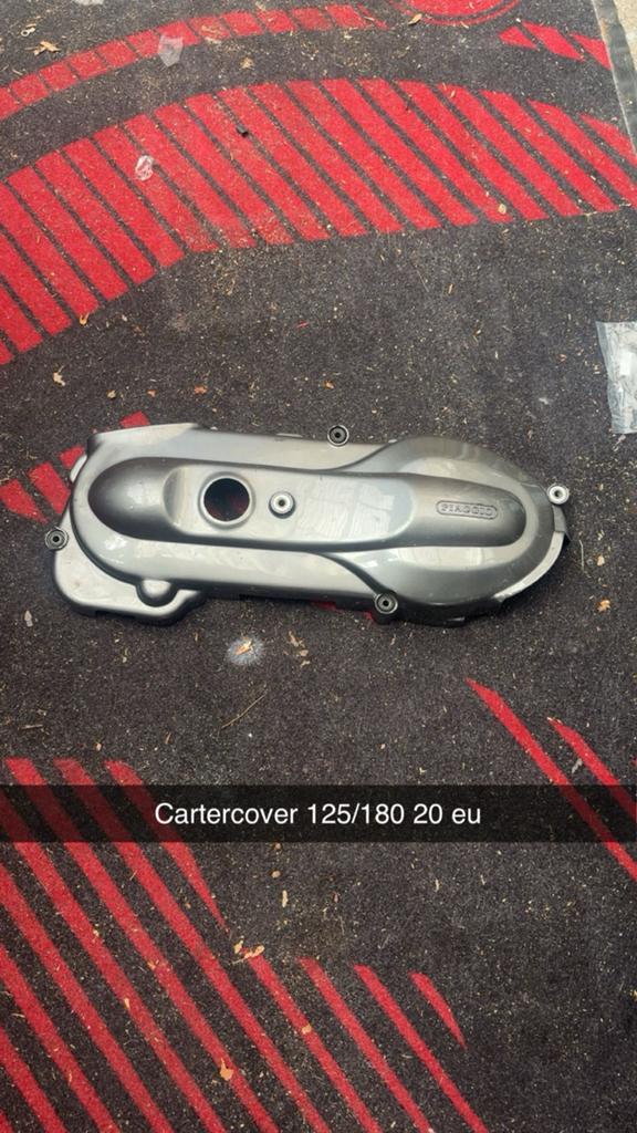 Piaggio 125/180 cartercover, Ophalen