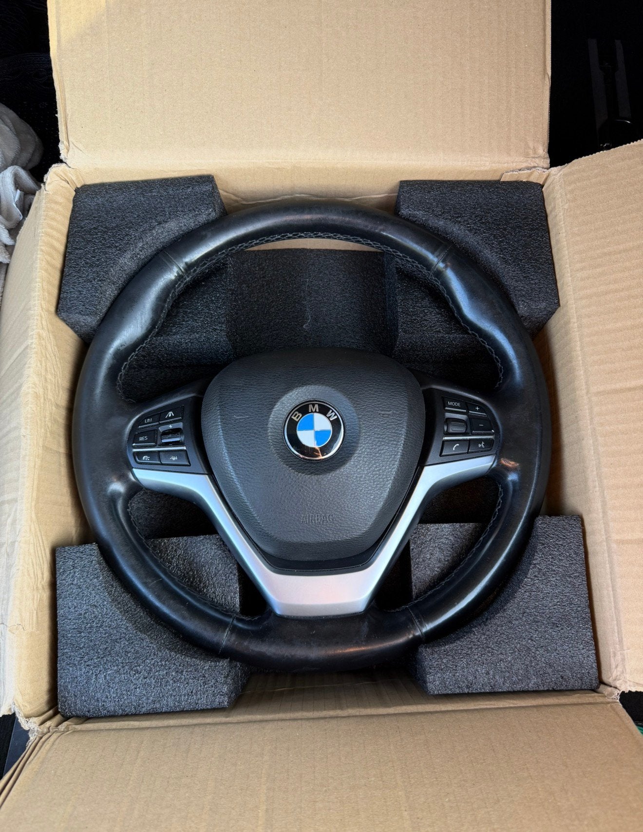 Bmw x5 f15 stuur. Trilfunctie adaptive cruise control airbag, Auto-onderdelen, Besturing, Ophalen, Gebruikt, BMW