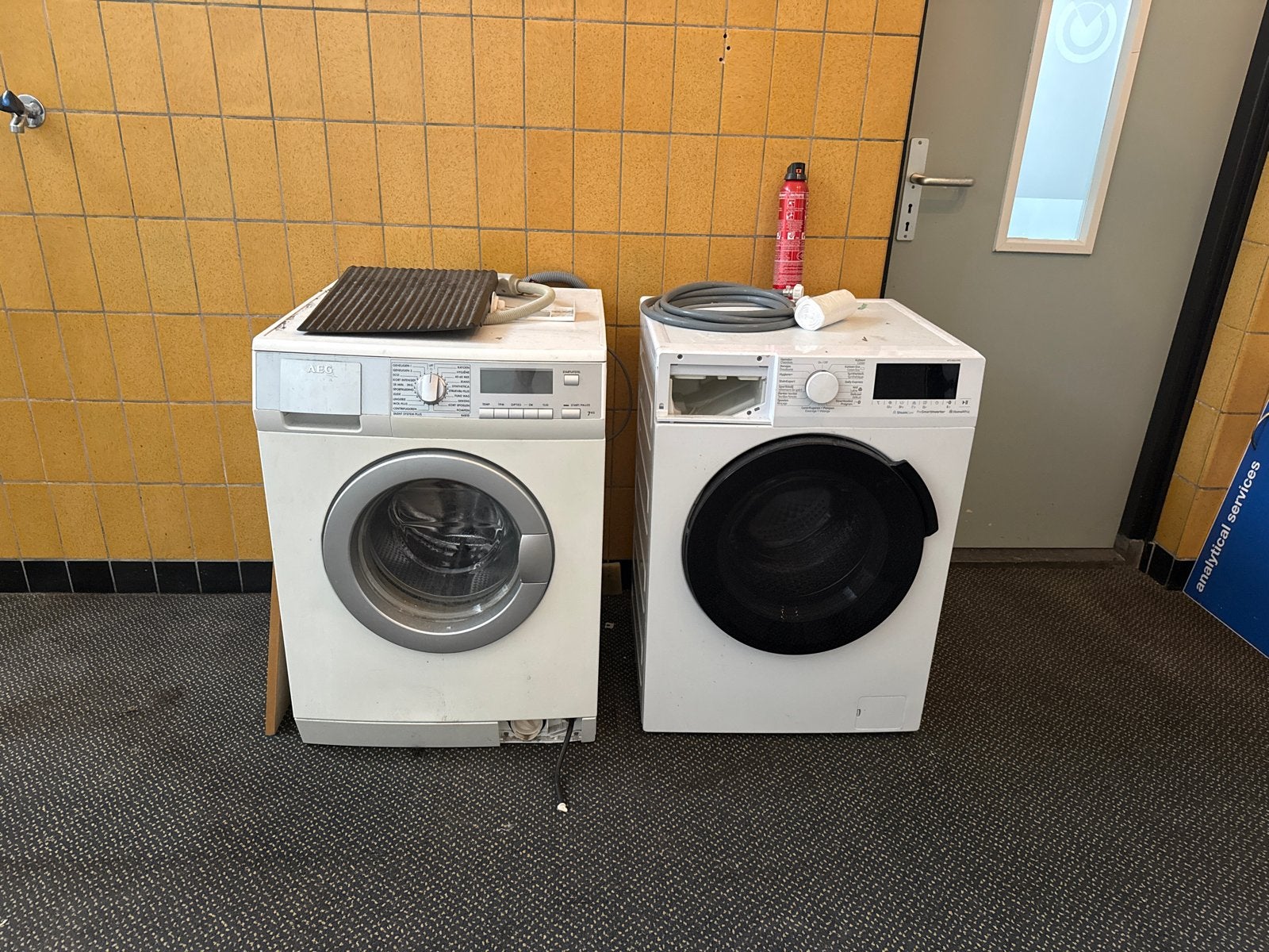 Gratis afhalen - wasmachines 2x, Witgoed en Apparatuur, Ophalen, Voorlader, Niet werkend, 85 tot 90 cm
