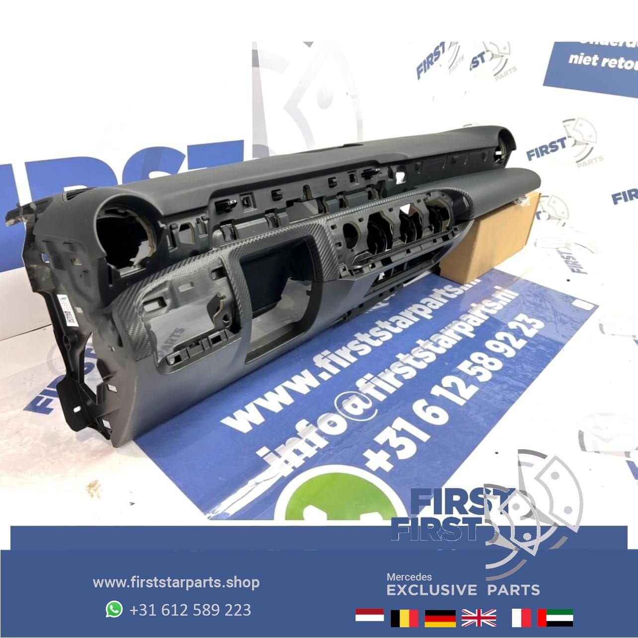 W177 ZWART DASHBOARD Mercedes A KLASSE 2018-2022 ORIGINEEL