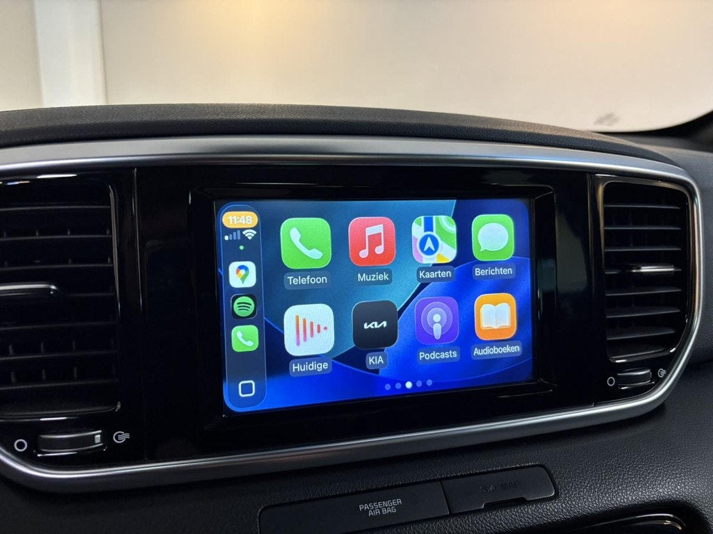 Kia Sportage 1.6 T-GDI GT-Line *Automaat* Carplay|Pano|Stoel, Auto's, Kia, 15 km/l, Gebruikt, Blauw, Bedrijf