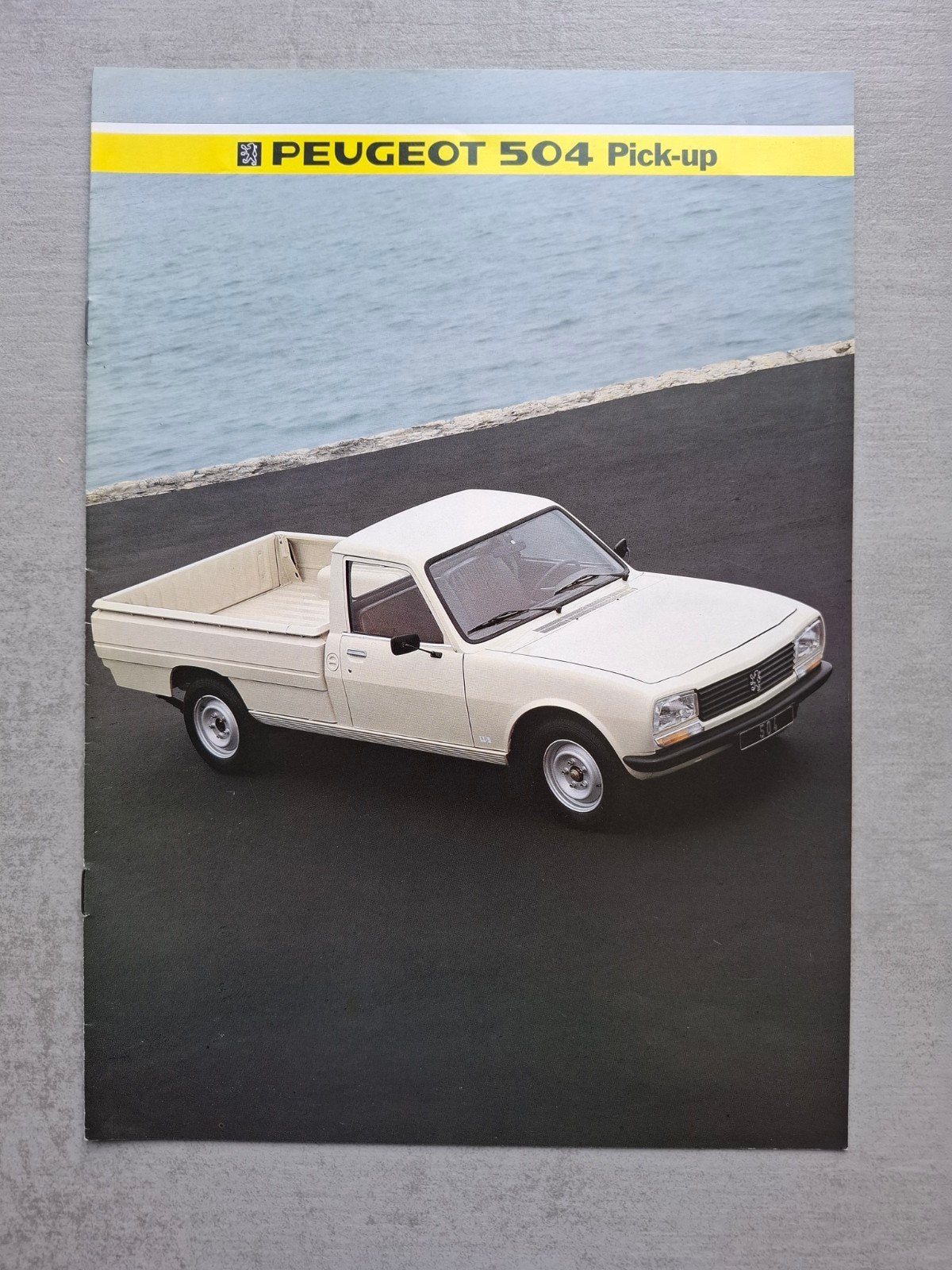 Peugeot 504 Pick-up brochure 1985, Boeken, Auto's | Folders en Tijdschriften, Ophalen of Verzenden