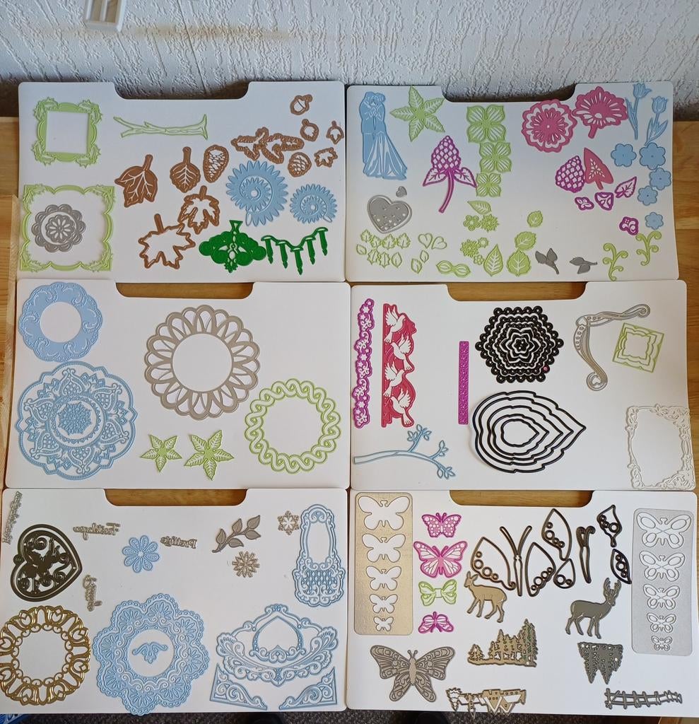Snijmallen,embossing materialen, alles in één koop., Ophalen of Verzenden, Frame of Mal