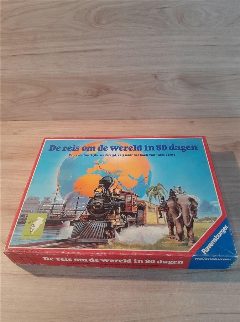 de reis om de wereld in 80 dagen - s5969, Hobby en Vrije tijd, Gezelschapsspellen | Bordspellen, Verzenden, Zo goed als nieuw