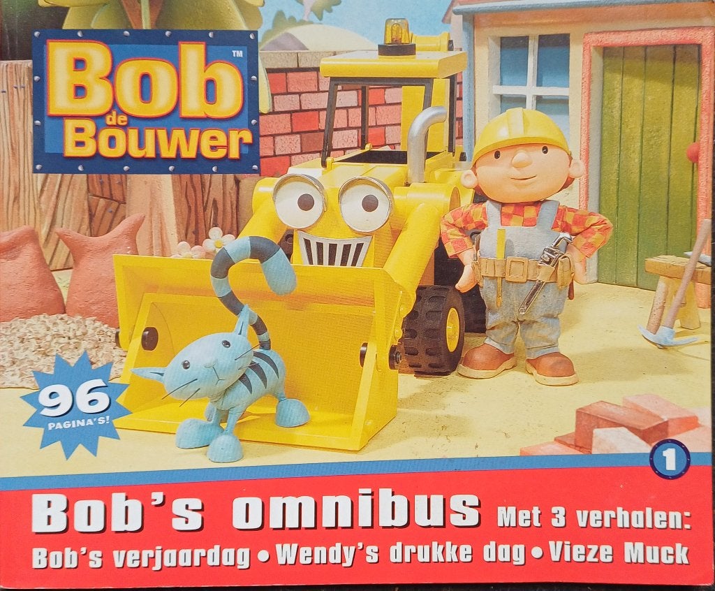 Bob de Bouwer omnibus - Bob's verjaardag - Wendy's drukke da, Ophalen of Verzenden, Gelezen, Prentenboek