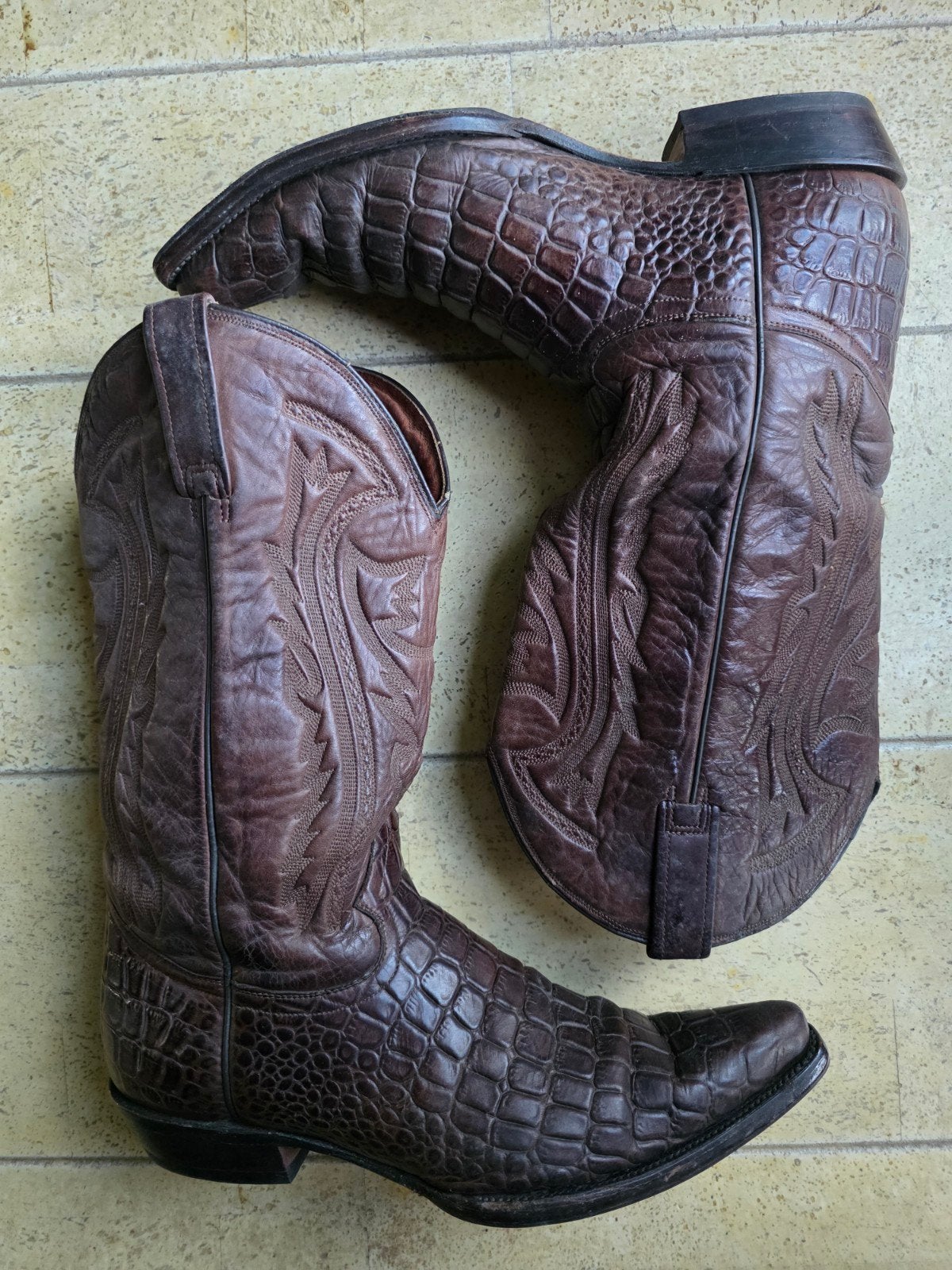 Buffalo western boots mt 44. Cowboy western laarzen, Ophalen of Verzenden, Bruin, Boots