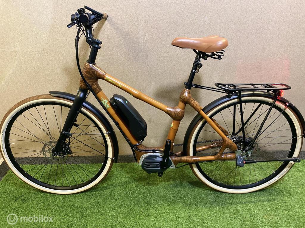 MYBOO VOLTA EP6 2024 MIDDENMOTOR BAMBOE FIETS BELT DRIVE, Fietsen en Brommers, Overige merken, Myboo, Myboo, Myboo