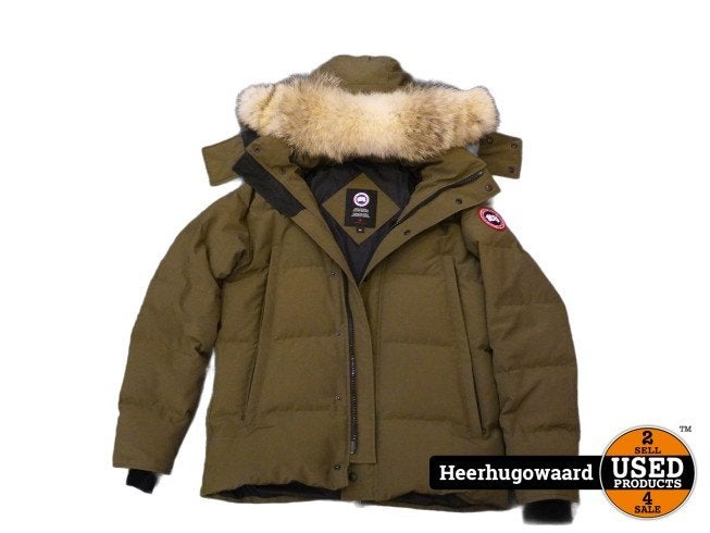 Canada Goose Wyndham Heritage Military Green Parka Maat M, Bburago, Zo goed als nieuw, https://www.bburago.com/contact-us/, 12/F, No. 9, Des Voeux Road West, Sheung Wan, Hong Kong