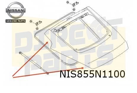 Nissan 350Z achterklep (coupé) (Z33) Origineel! KMA0MCD7AA, Auto-onderdelen, -, Nieuw, Ophalen of Verzenden, Achter