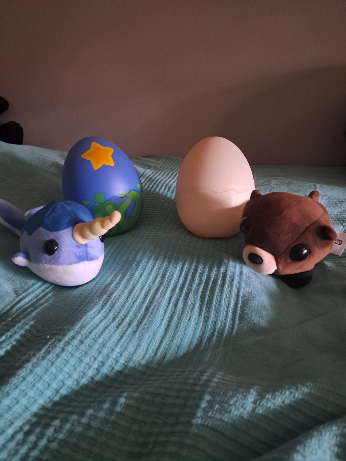 Adopt Me Roblox knuffels met bijpassend ei, Overige merken, Overige karakters, Overige typen, Blauw