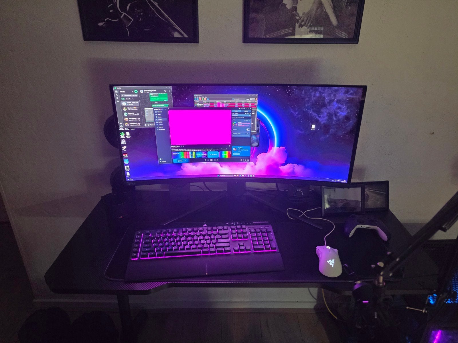 Game pc setup i5 14400f rtx3080 16gb ddr5 ultra wide Oled, Computers en Software, Desktop Pc's, Virtual Reality, Zo goed als nieuw