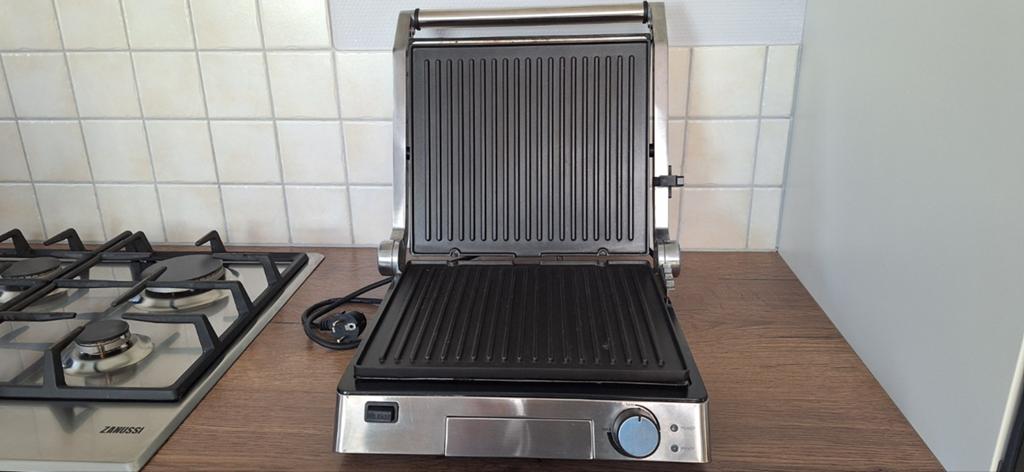 Electrice grill 3-in-1 Merk SilverCrest, Ophalen of Verzenden, Vaatwasmachinebestendig, Zo goed als nieuw, Tafelgrill