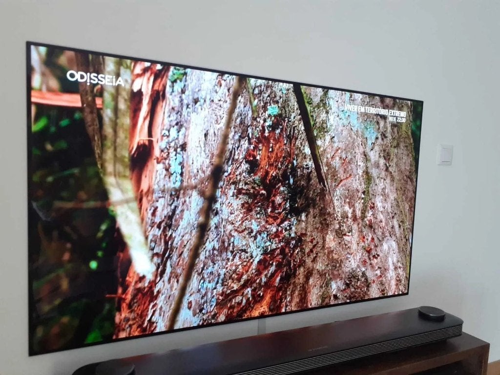 LG SIGNATURE WALLPAPER 65W8, Ophalen, Zo goed als nieuw, 100 cm of meer, 4k (UHD)