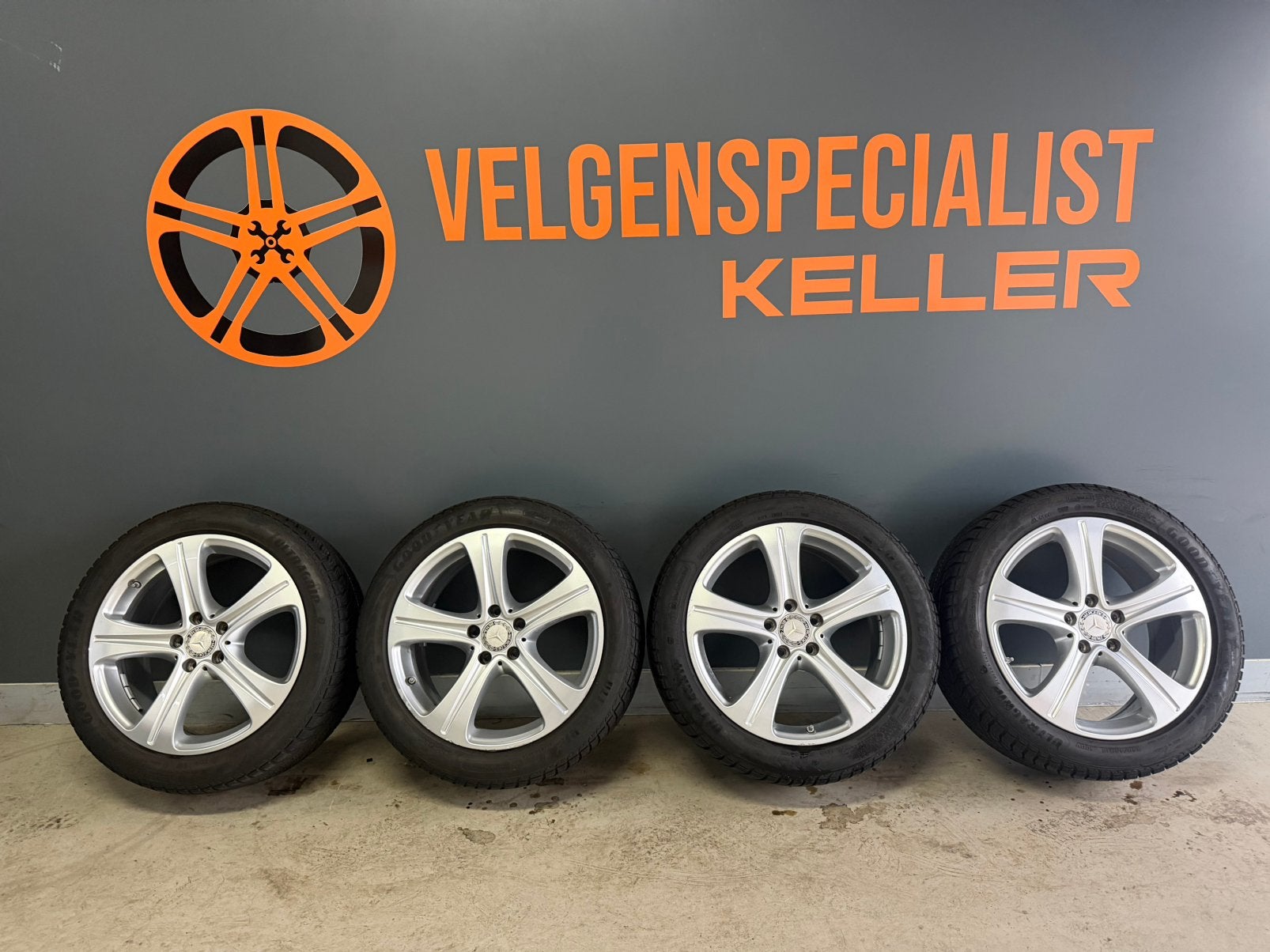 Mercedes E Klasse W213 velgen 18 inch 5x112 Winterset Origin, 18 inch, 245 mm, Banden en Velgen, Winterbanden