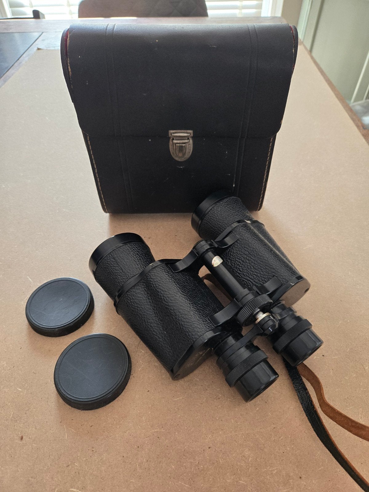 Bauer 7x50 verrekijker, Gebruikt, Verzenden, Minder dan 8x, Porro (met knik)