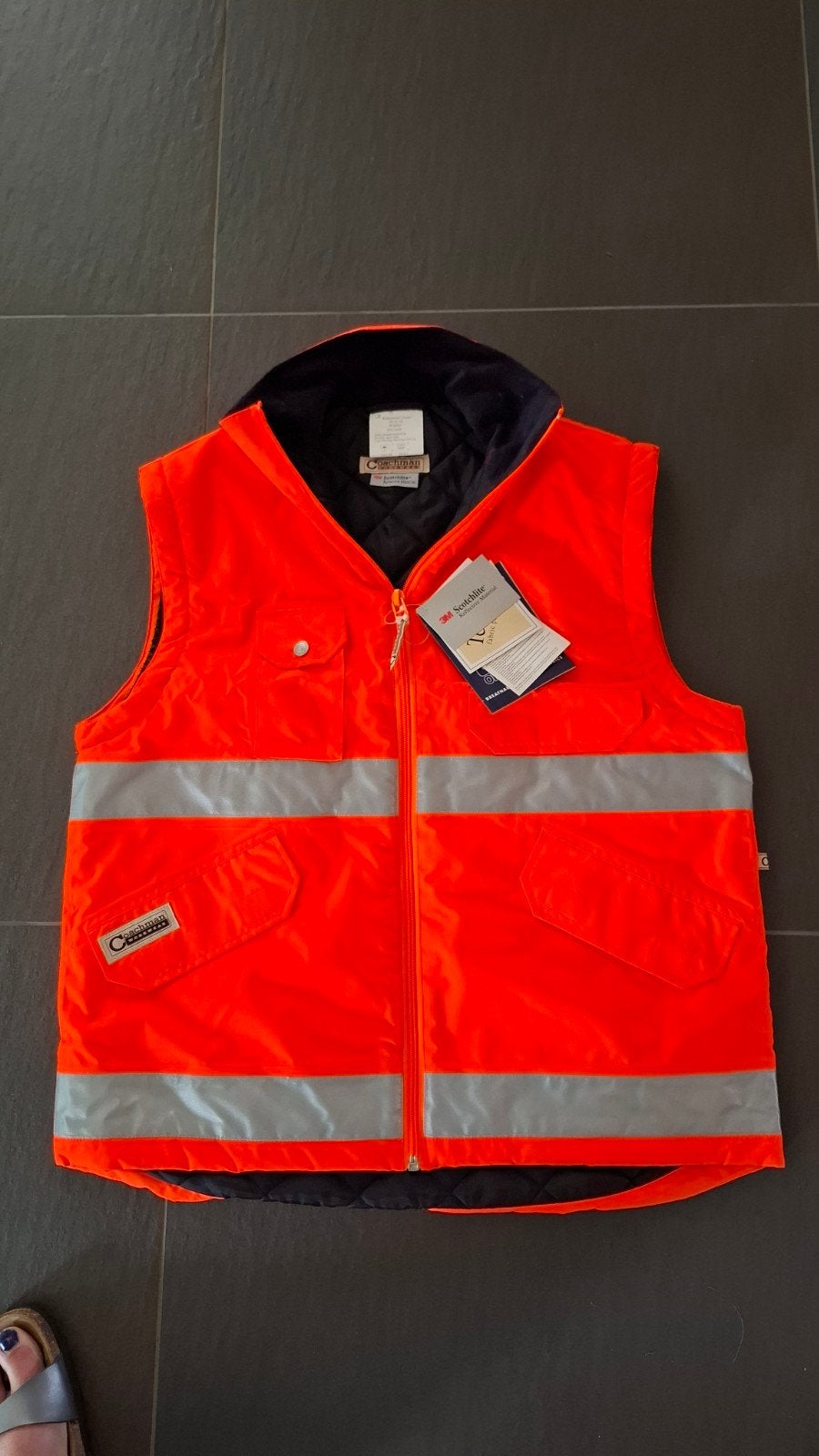 Fluor Oranje Bodywarmer XL - Gevoerd & Ademend, Ophalen of Verzenden, Nieuw, Maat 56/58 (XL), Oranje