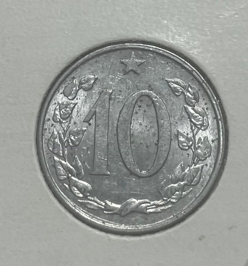 10 heller Tsjecho-Slowakije 1971, Ophalen of Verzenden