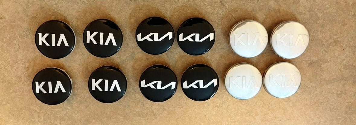 Kia Naafdoppen - Wieldoppen 58mm (Nieuw en Oud Logo), Ophalen of Verzenden, Nieuw