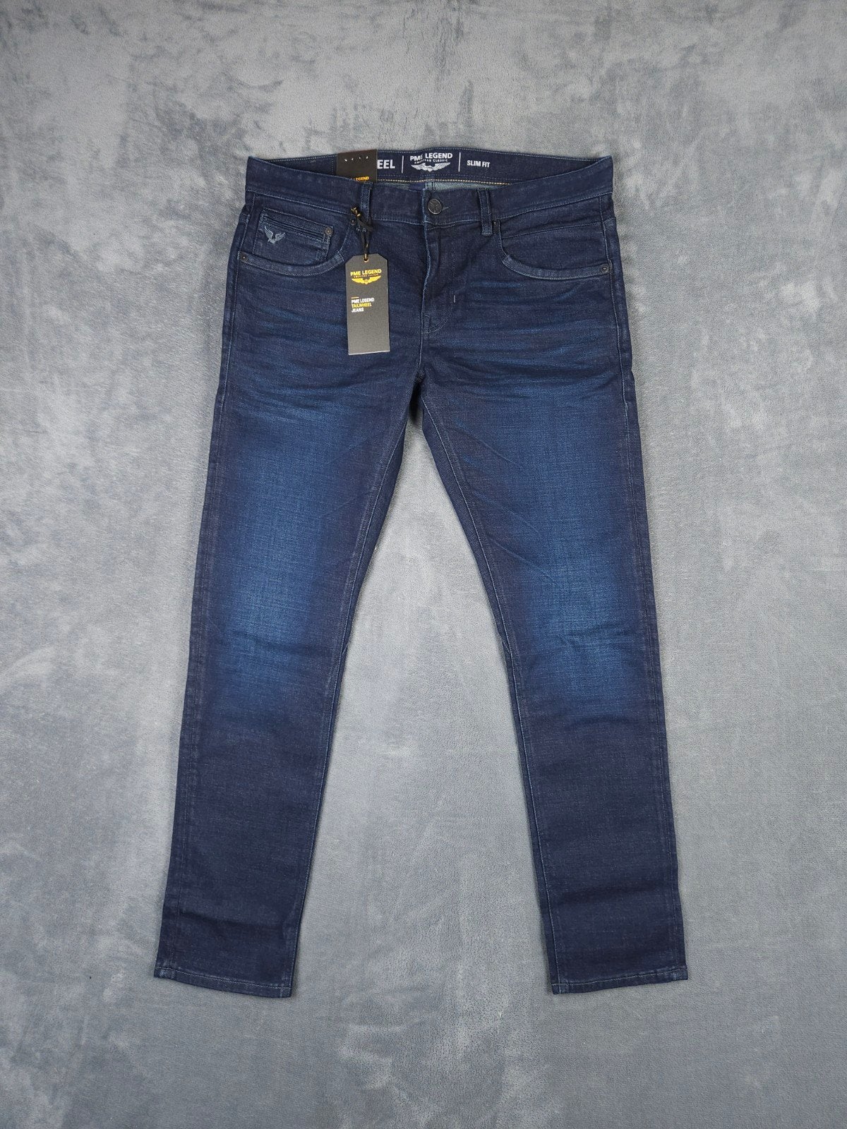 Pme Legend Broek Tailwheel W36 L32 Slim Blauw Jeans Pall Mal, W36 - W38 (confectie 52/54), Blauw, ., Nieuw