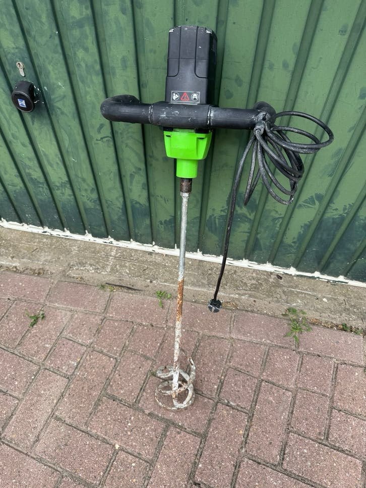 Swinko MXT 100.1 Mortelmixer - 1100W, Doe-het-zelf en Verbouw, Gereedschap | Overige machines, Ophalen of Verzenden, Gebruikt