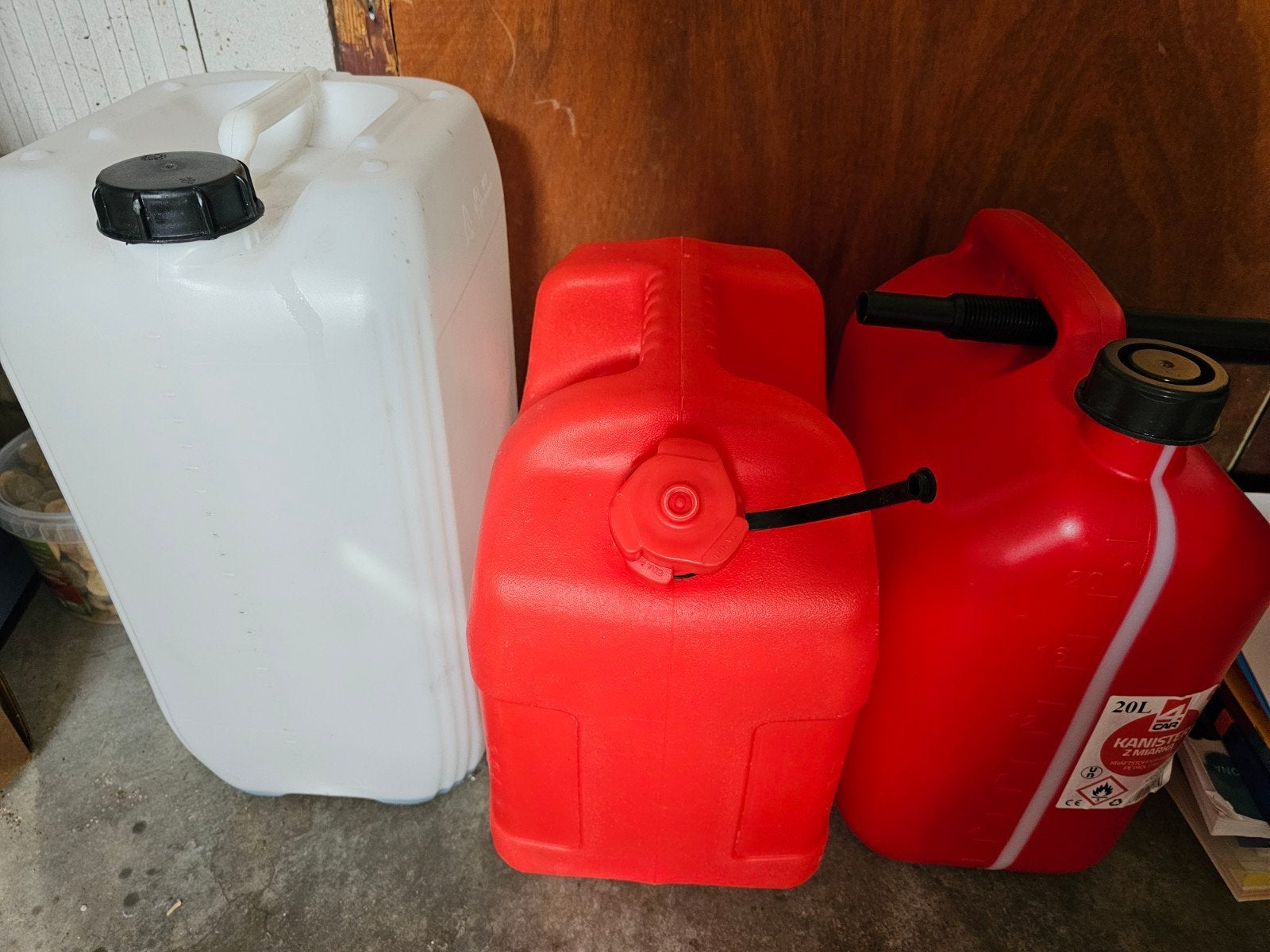 Diverse jerrycans - 20L en 25L, Ophalen
