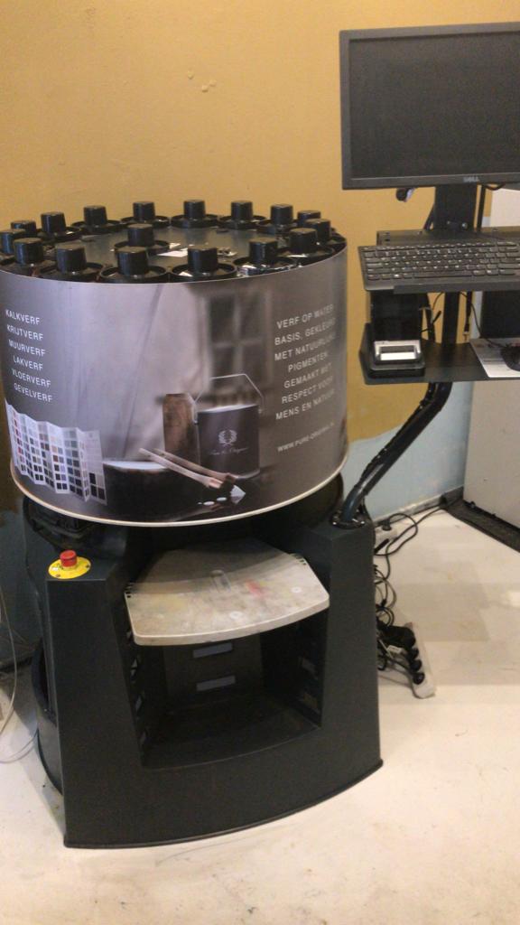 Verf mengmachine, Ophalen, Gebruikt, Wit