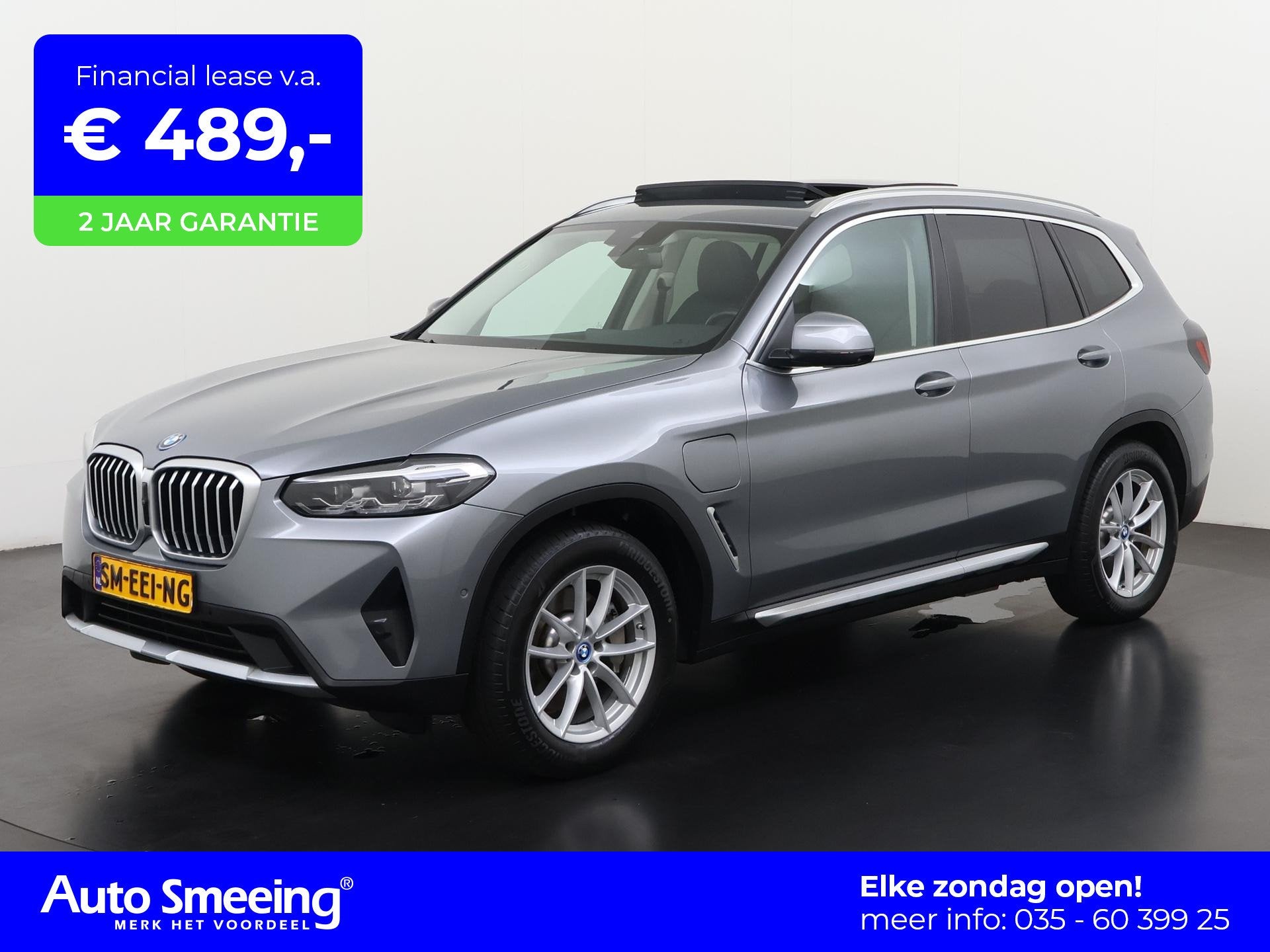 BMW X3 xDrive30e Business Design | Panoramadak | Leder | Zon, Auto's, BMW, Gebruikt, 4 cilinders, Bedrijf, Vierwielaandrijving