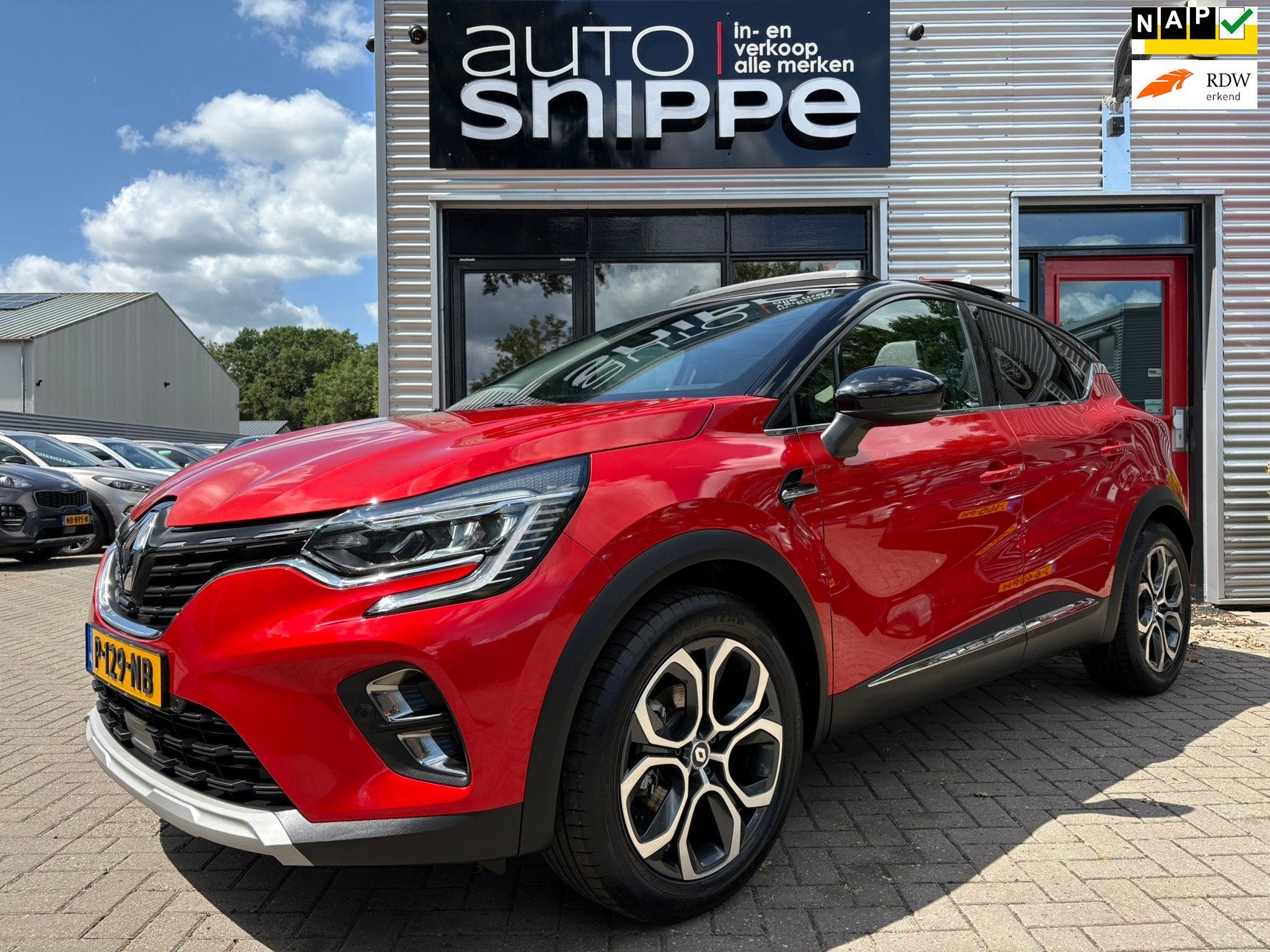 Renault Captur 1.0 TCe 90 Intens -OPEN DAK-STOEL + STUURVERW, Auto's, Voorwielaandrijving, Gebruikt, Automatische klimaatregeling