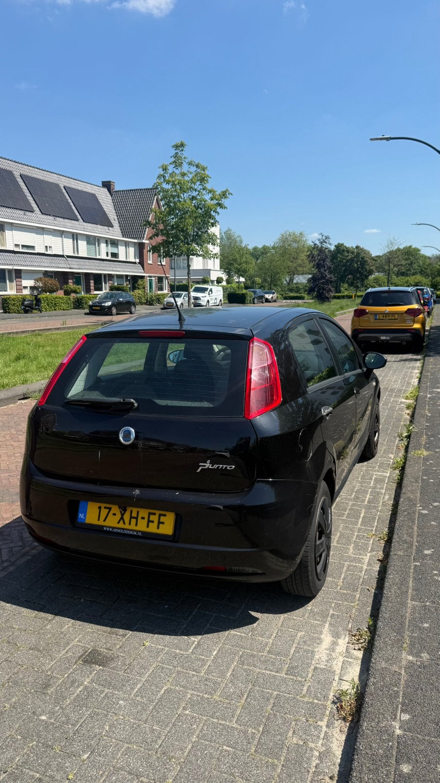 Fiat Punto 1.2 5DR 2007 Zwart, 1005 kg, 40 €/maand, 1242 cc, 4 cilinders