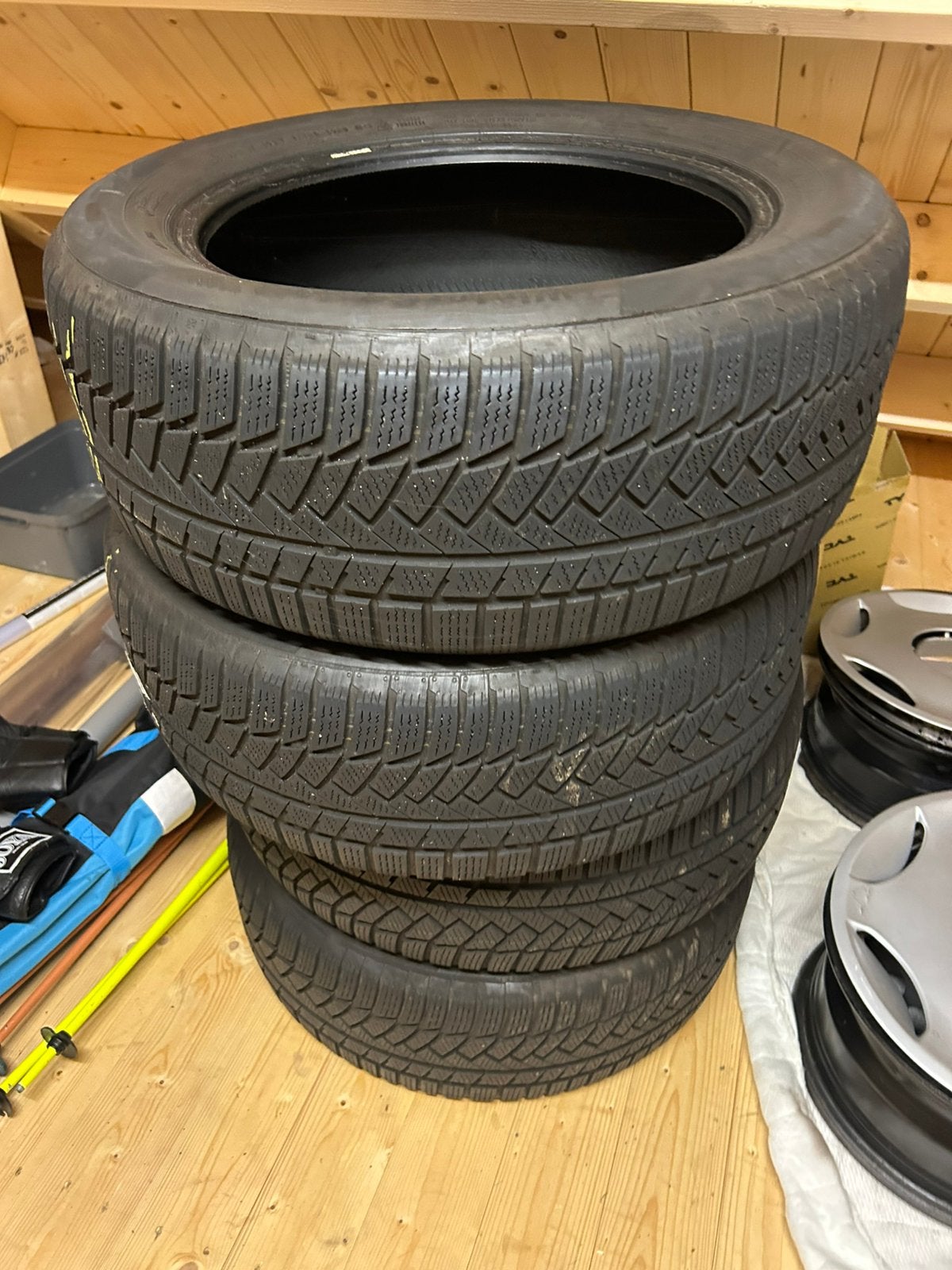 Winterbanden continental, Ophalen, Gebruikt, 17 inch, Winterbanden