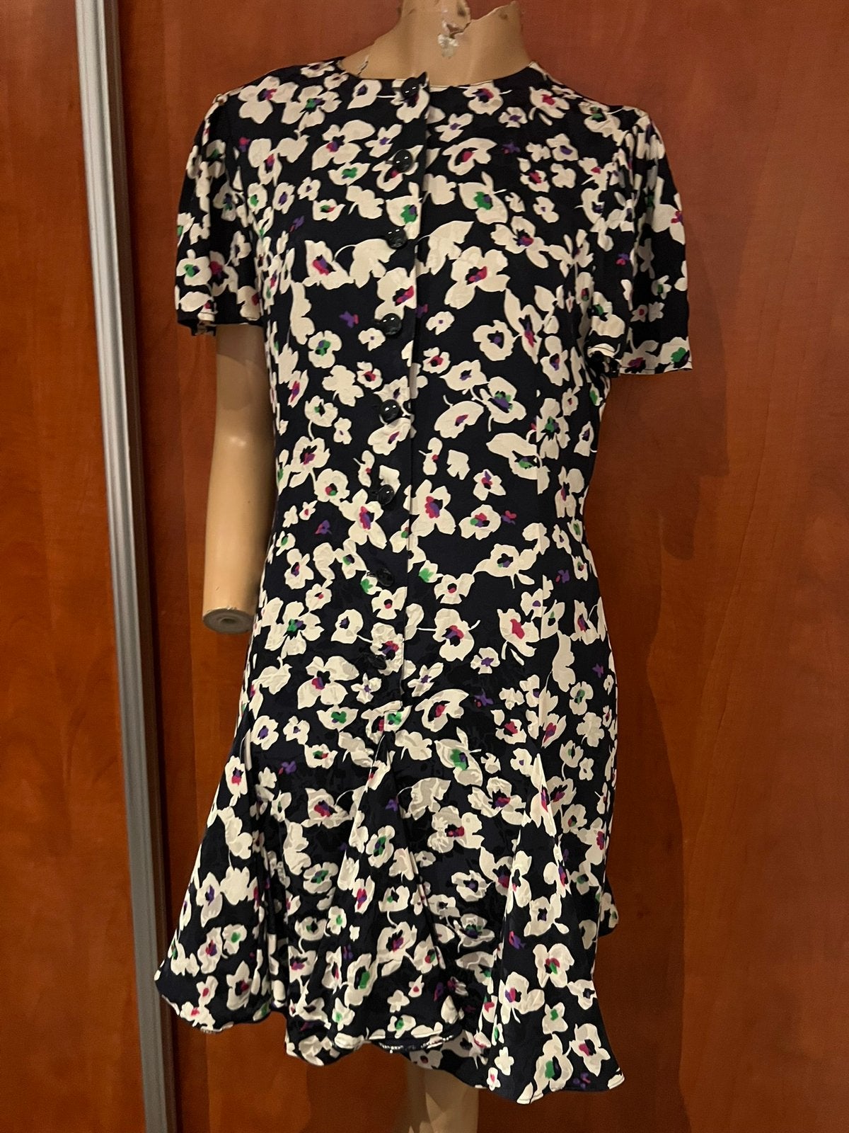 LOUIS FERAUD  Zijden Jurk Maat M - Origineel & Z.G.A.N., Kleding | Dames, Maat 38/40 (M), G, R, Zwart
