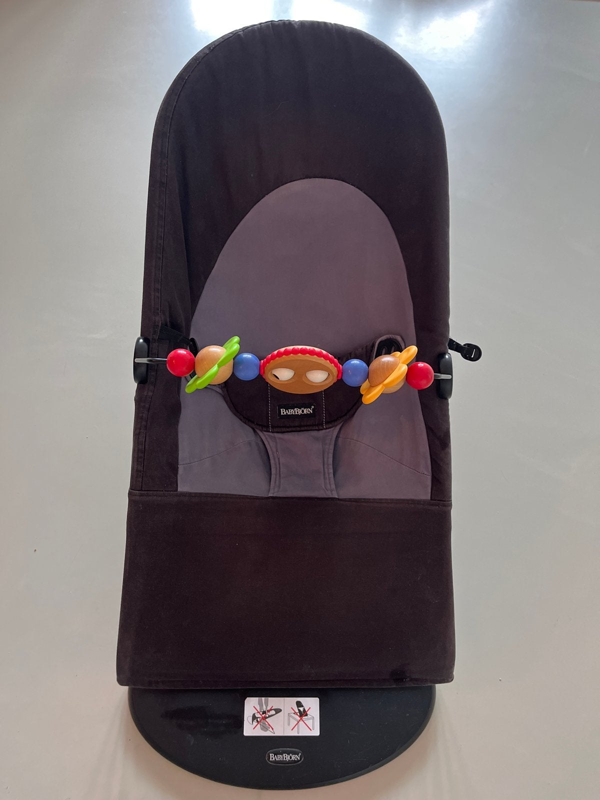 BabyBjörn wipstoel met speelboog en extra hoes, Kinderen en Baby's, Wipstoeltjes, Wipstoel, Ophalen, Overige merken, Verstelbaar