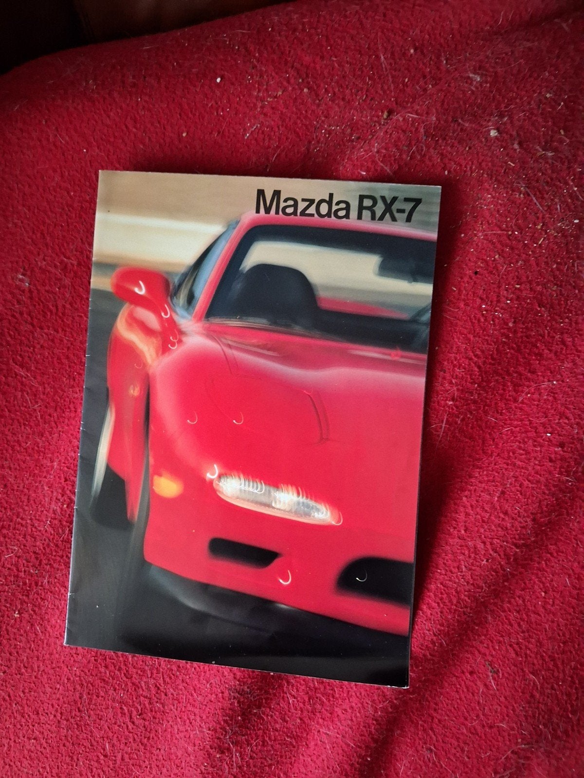 Te koop uit vouw bare folder van mazda RX-7, Ophalen of Verzenden, Zo goed als nieuw, Mazda