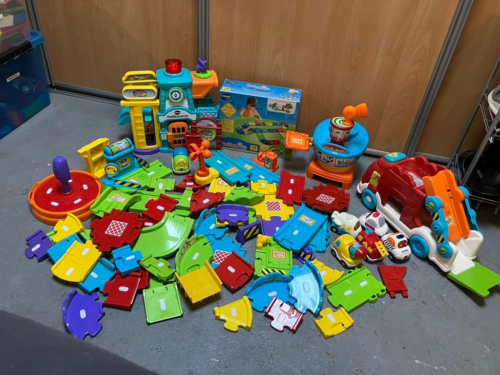 Vtech toet toet auto’s grote set, Ophalen of Verzenden, Zo goed als nieuw, 2 tot 4 jaar