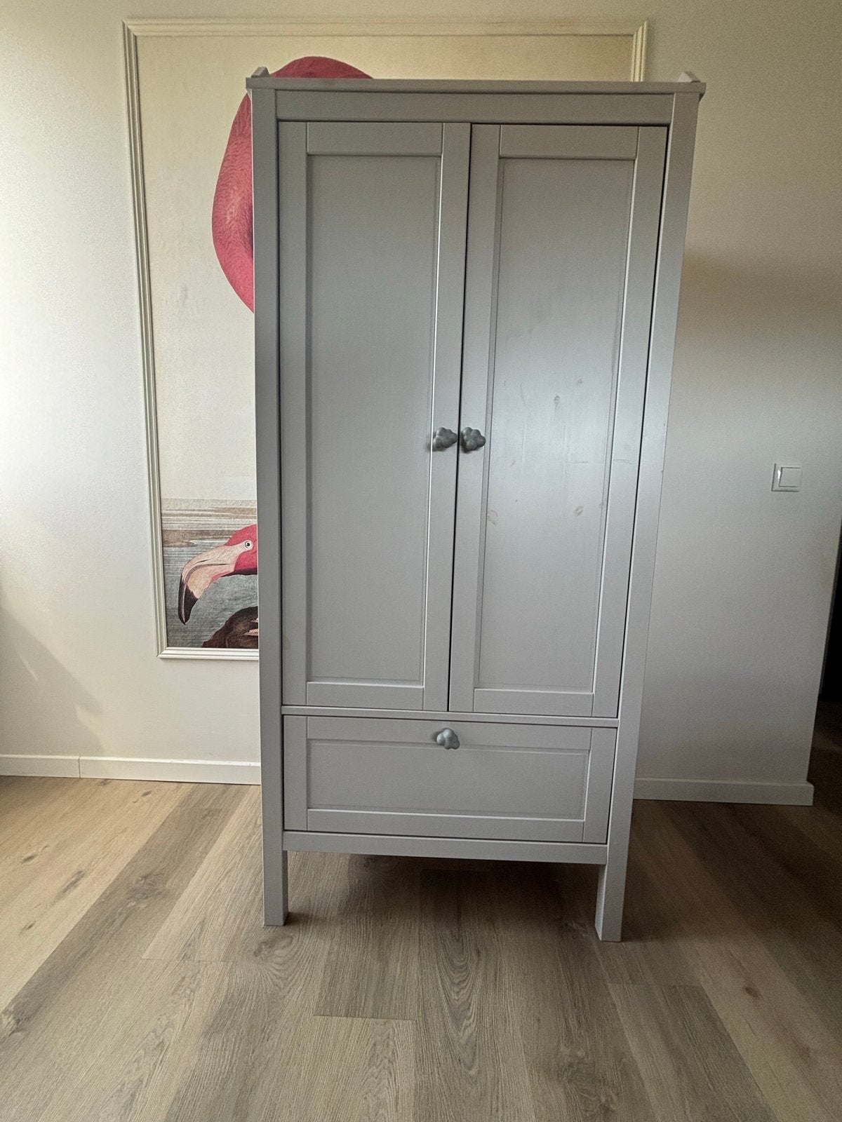 IKEA SUNDVIK kledingkast lichtgrijs 80x50x171 cm, Ophalen, Gebruikt, 50 tot 70 cm, 105 cm of meer