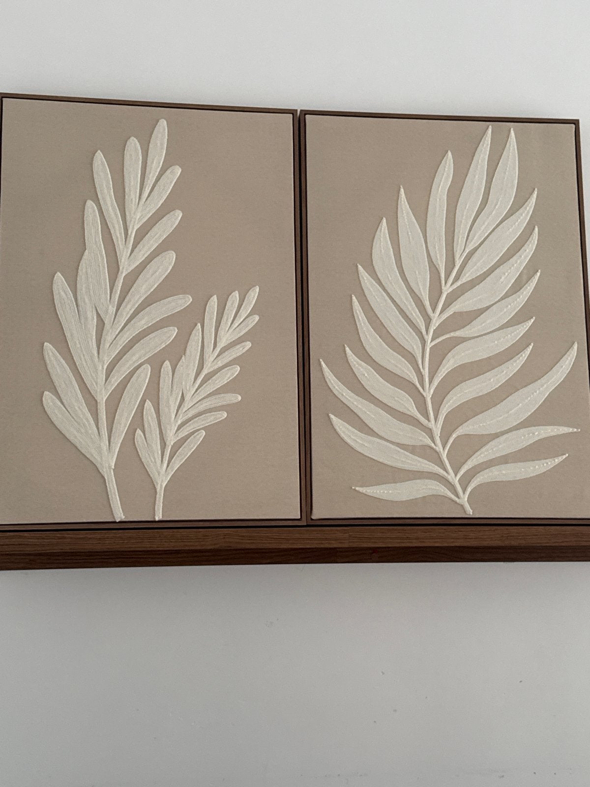 Set van 2 posters met botanische bladeren, Ophalen, Zo goed als nieuw, Foto of Poster