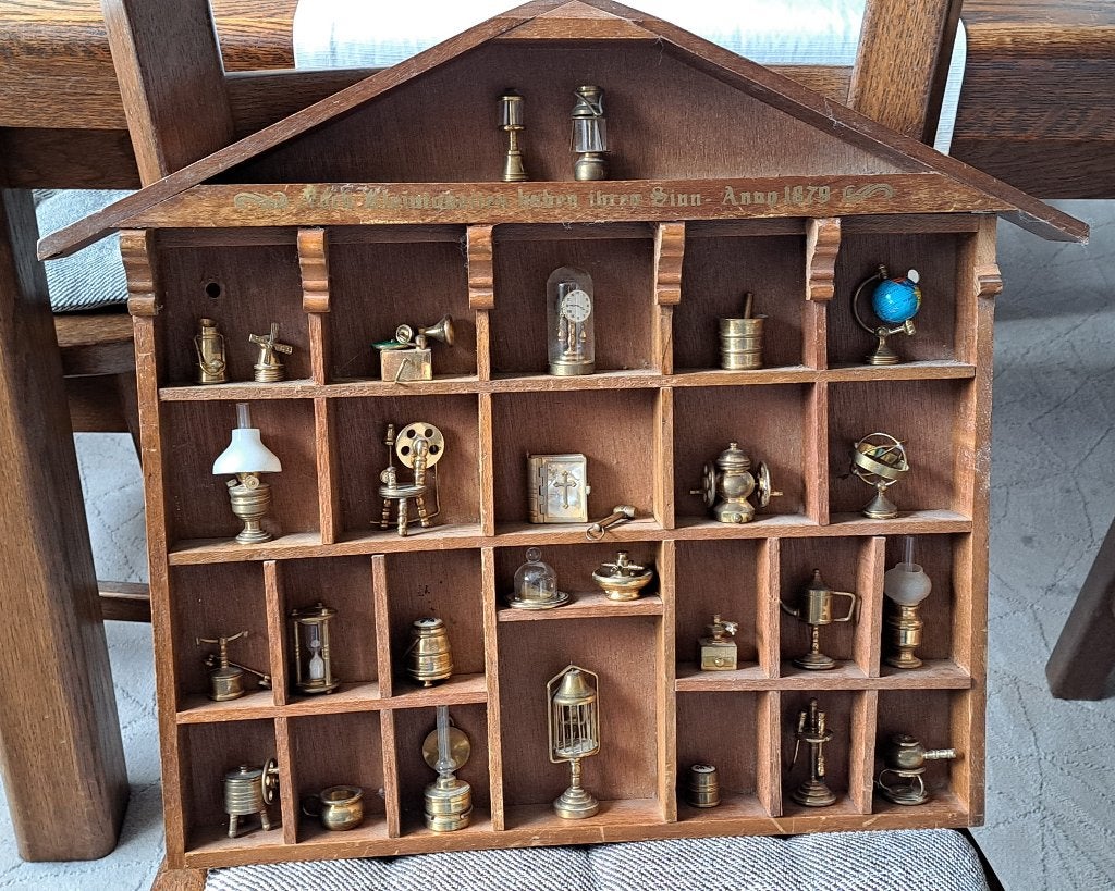 messing miniaturen, Ophalen