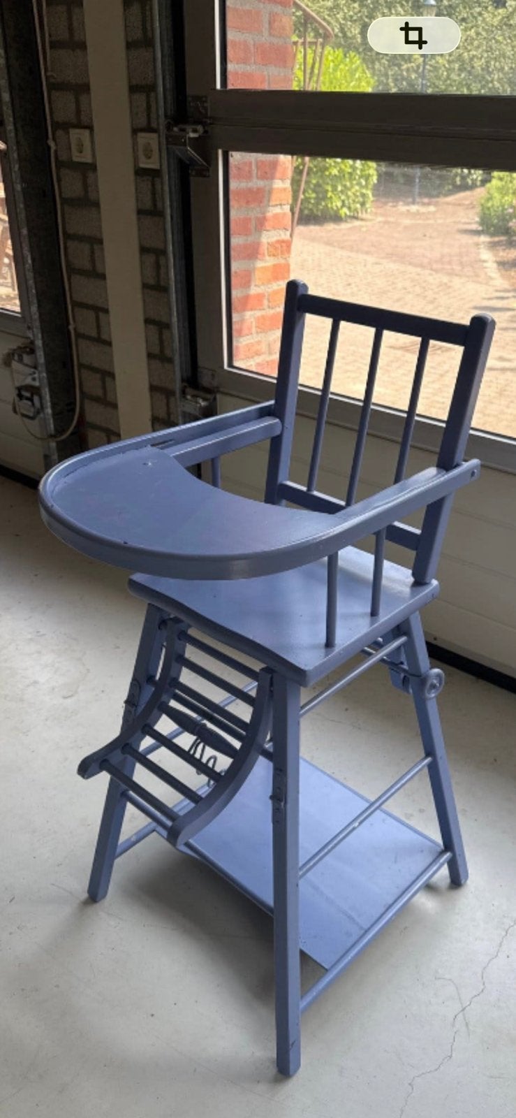 Vintage kinderstoel, Kinderen en Baby's, Ophalen, Gebruikt, Stoelverkleiner