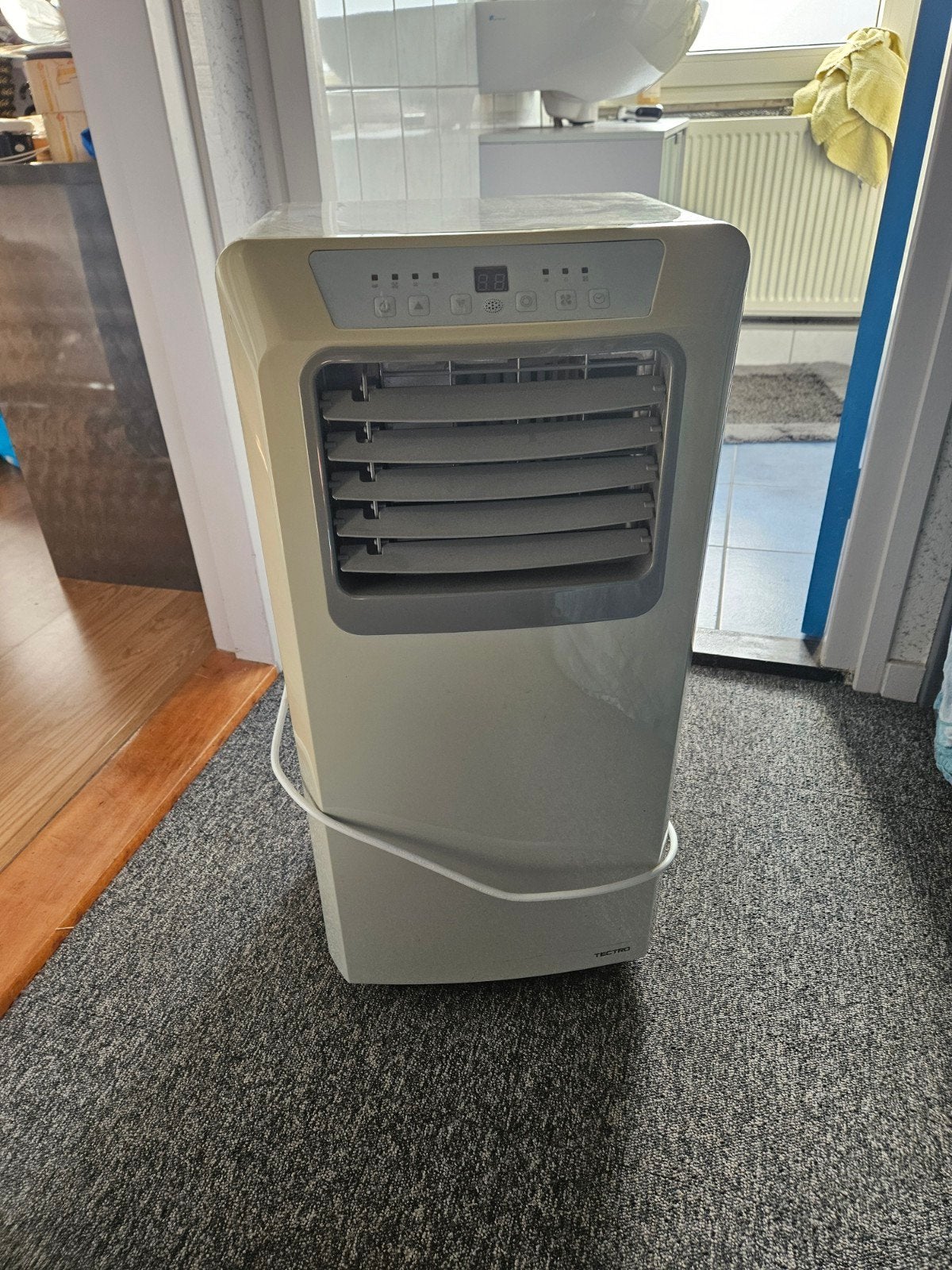 Mobiele airco Tectro TP 2520 incl. handleiding, Ophalen, Gebruikt, Minder dan 60 m³, Energieklasse A of zuiniger