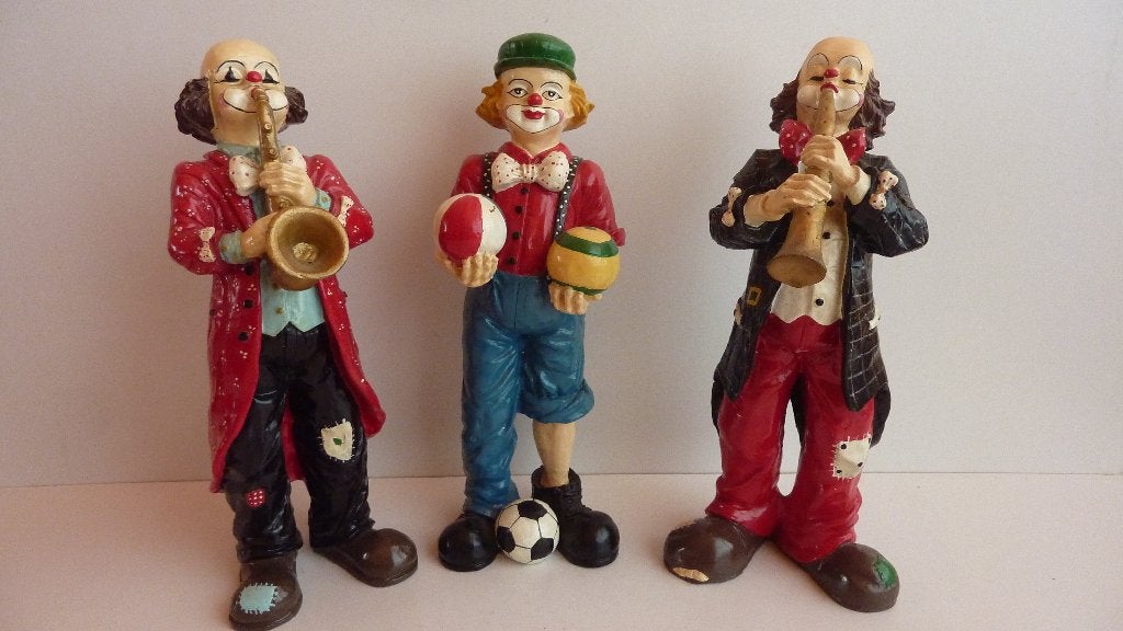 Circus Muziekanten aardewerk jaren 50/60, Ophalen of Verzenden