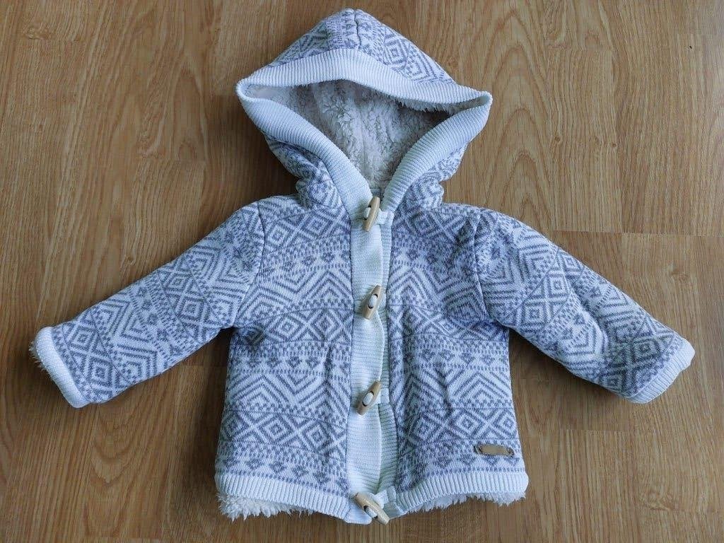 Noppies baby vest winter jasje uniseks gebreid teddy maat 62, Kinderen en Baby's, Noppies Baby, Jongetje of Meisje, Ophalen of Verzenden