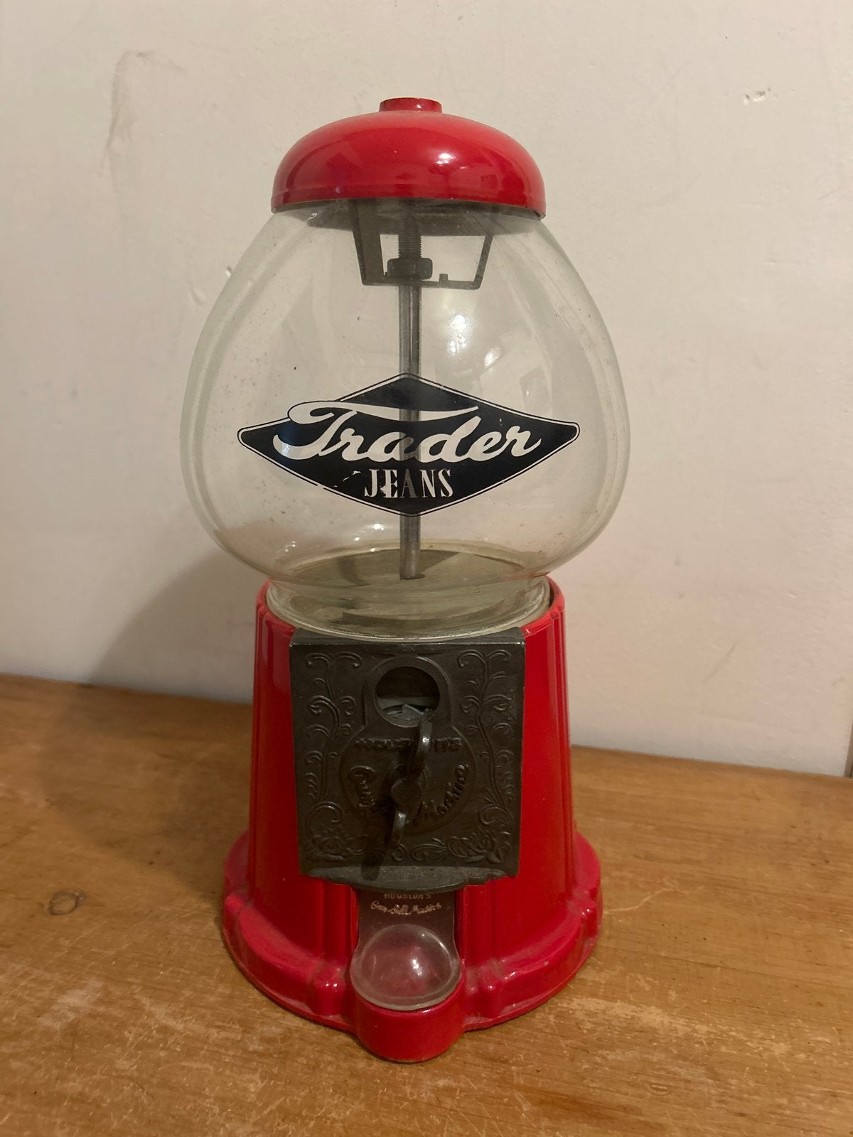 Vintage Trader Jeans kauwgomballenautomaat, Verzamelen, Ophalen of Verzenden, Gebruikt
