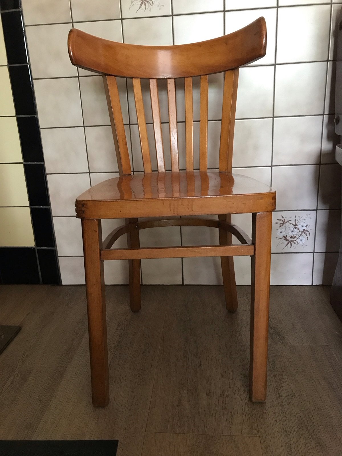 Vintage houten stoel - Klassiek design, Antiek en Kunst, Antiek | Meubels | Stoelen en Banken, Ophalen