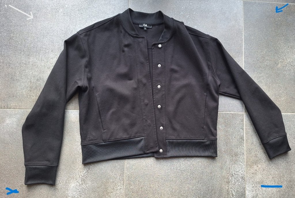 Bomber jasje/ vestje maat M zwart, Ophalen of Verzenden, Gedragen, Maat 38/40 (M), Zwart