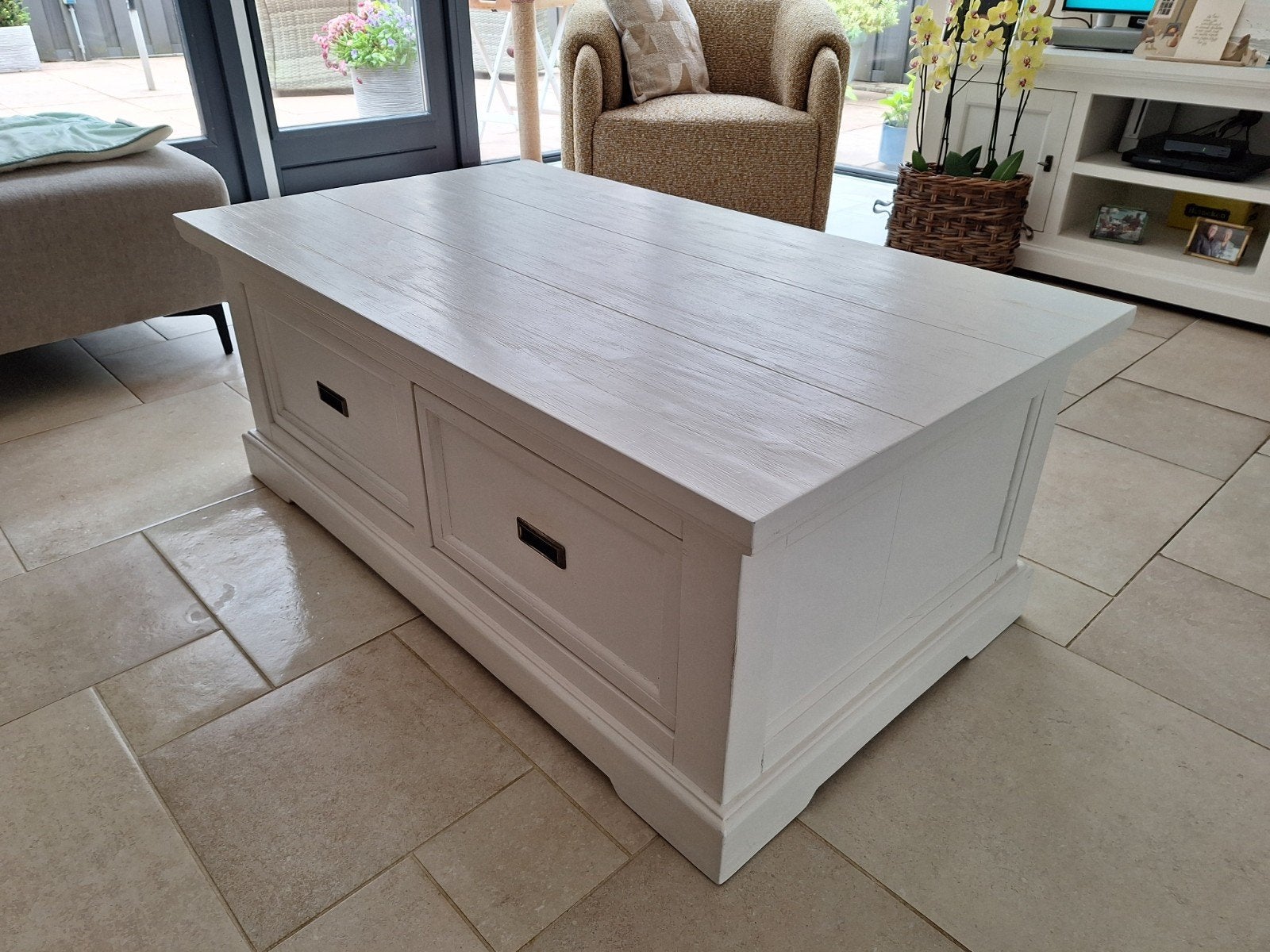 Salontafel, Ophalen