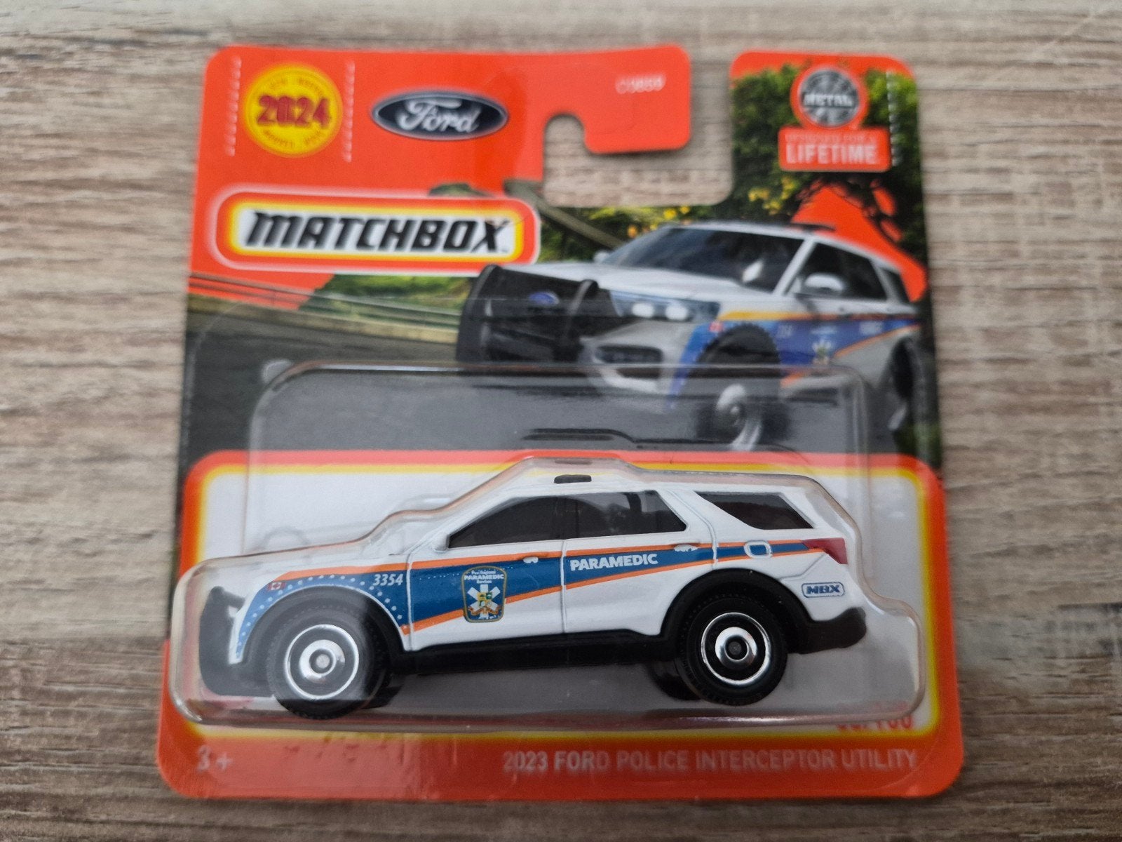 2023 Ford Police Interceptor Utility 1:64 (Matchbox), Ophalen of Verzenden, Nieuw, Auto